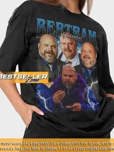 Limited Bertram Winkle Shirt TV Show Character Tshirt Jessie Bootleg Vintage Retro 90s Graphic Tshirt Top Womenswear Cotton Green