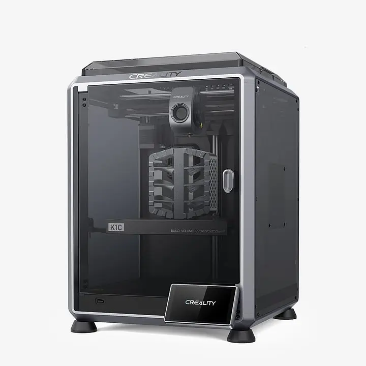 Creality K1C 3D Printer - Advanced Core XY, up to 600mm/s - High-Speed Printing with Clog-free Extruder Kit and AI Camera Creality K1C 3D Printer - Advanced Core XY, up to 600mm/s - High-Speed Printing with Clog-free Extruder Kit and AI Camera