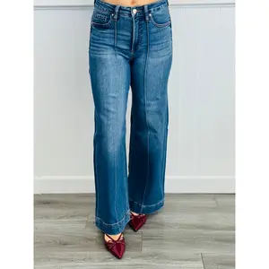 Risen Unbelievably You Pintuck Tummy Control Jeans (Reg & Plus)