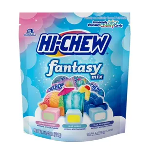 Hi-Chew Fantasy Mix Chewy Candy 11.65 oz Bag Exotic Fruit Flavors Real Juice Purees Smooth Chewy Texture Unique Double Layer Experience