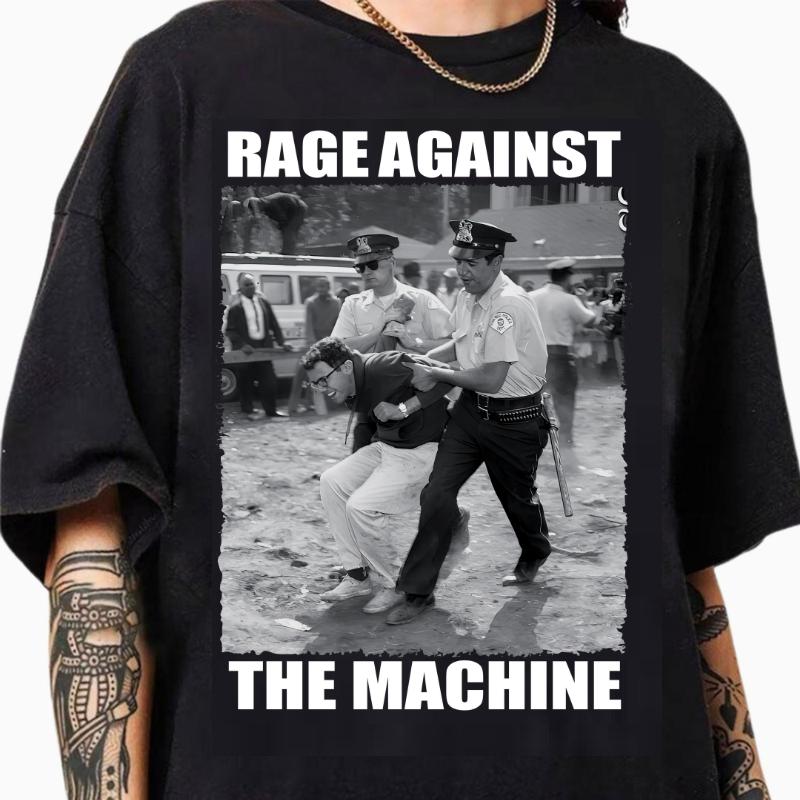 [Sale Up To 40%] Subtle Resist Rage Against The Machine Shirt, Cotton Unisex Shirts, Crew Neck, Size S- 5xl, Menswear Top, Womenswear Top Underwear Streetwear