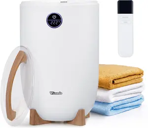 【Summervibes】Ubesgoo Towel Warmer Bucket Style, Large Towel Heater w/Remote Control, Adjustable Time, LED Display, Fragrance Holder, Child Safety Lock, Fit Up to 2 Oversized Towels for Bathroom, Hot Tub, Makes a great Christmas gift