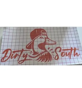 Dirty South Motorcycle Decal, Automotive & Motorcycle Accessory Sticker for Vehicle Customization