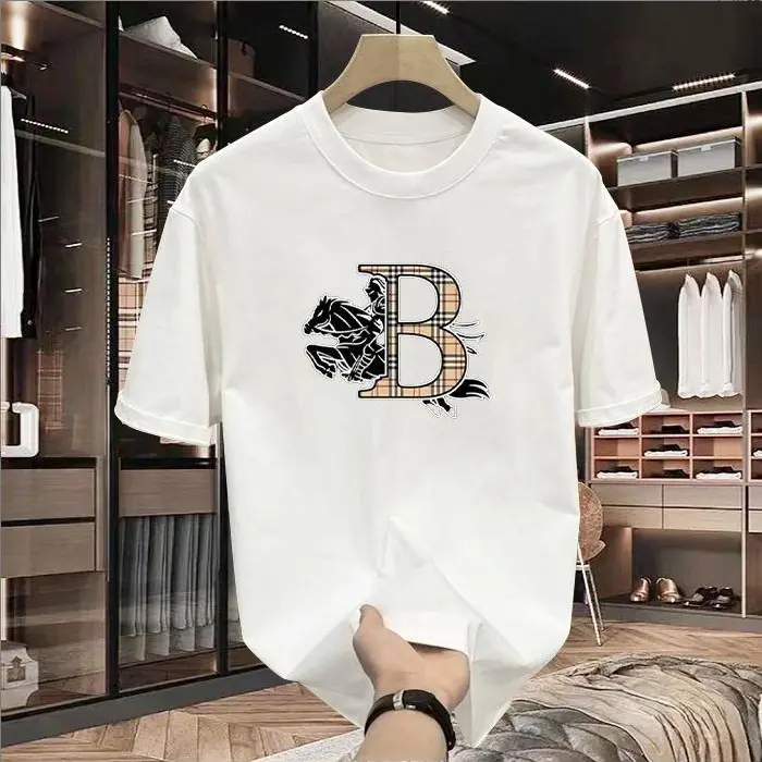 New casual T-shirt 2025 summer warhorse high-end fashion printing, personalized round neck trendy men's clothing, suitable for men, women, mothers and friends, couple style, fashionable and loose, youthful and energetic, men's daily wear tops TshirtFashio