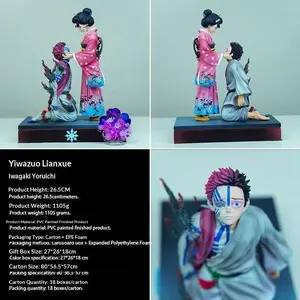 Mitsuri Kamado Figure, Demon Slayer Gk Model Statue, Anime Collectible Toy, High-Quality Resin Material, Perfect Gift for Fans