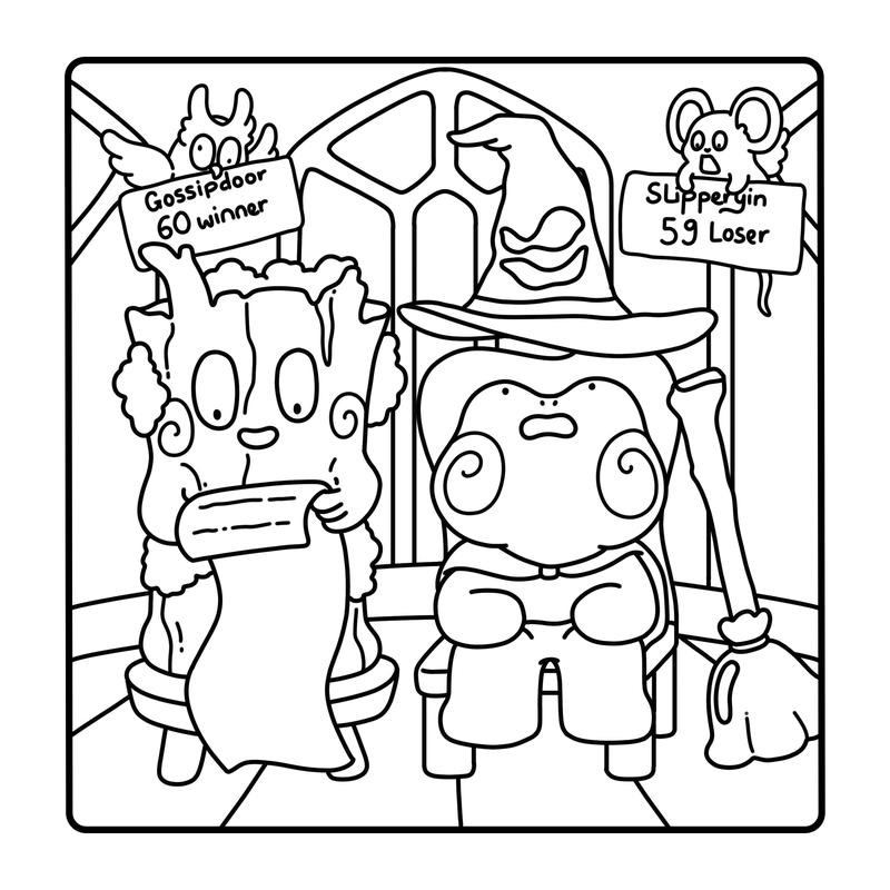 Wizard Uni: Spellbound School Coloring Book for Adults Teens & Kids with 50 Free Digital Bonus Pages Fuzzy Cat Witch Friends & Comfy Ghost in Magic School