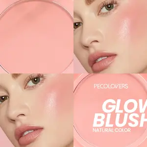 Pink Blush Palette Easy-to-Apply Natural Glow 3D Makeup Look Blush Palette Matte Finishes in Red Hues Makeup Palette