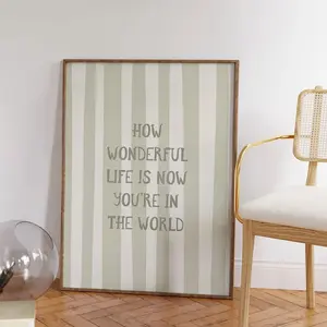 1pc Framed Canvas Art Poster, Inspirational Quote Wall Decor, Modern Minimalist Design, Perfect Gift for Bedroom Bathroom Office