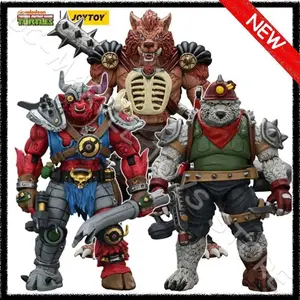 In Stock JOYTOY 1/18 TMNT TMNT-Dirtbag TMNT-Groundchuck TMNT-Rahzar Action Figure Anime Action Figures Custom Gift Toys