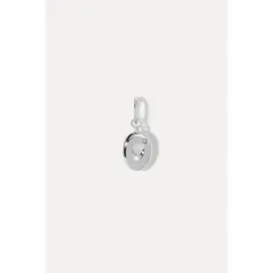 Puffy Initial Necklace Charm