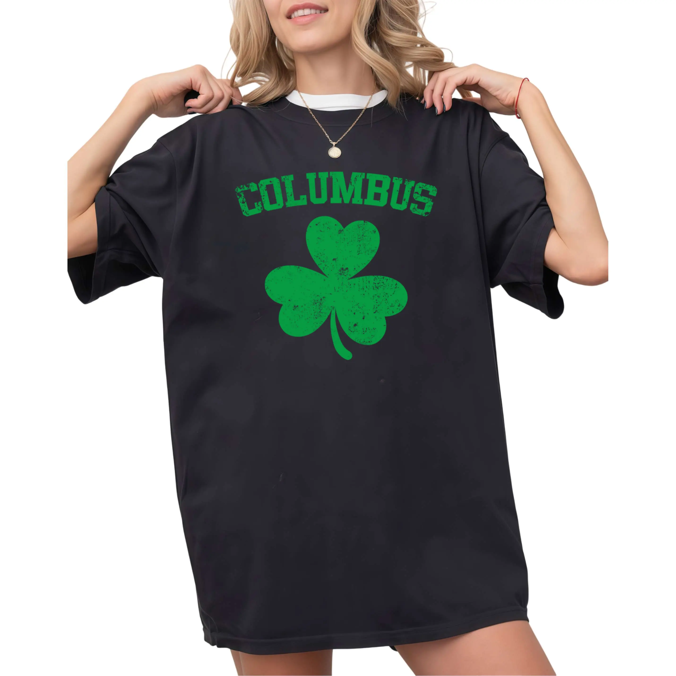 Columbus Ohio St Patrick's Day Shamrock T-Shirt