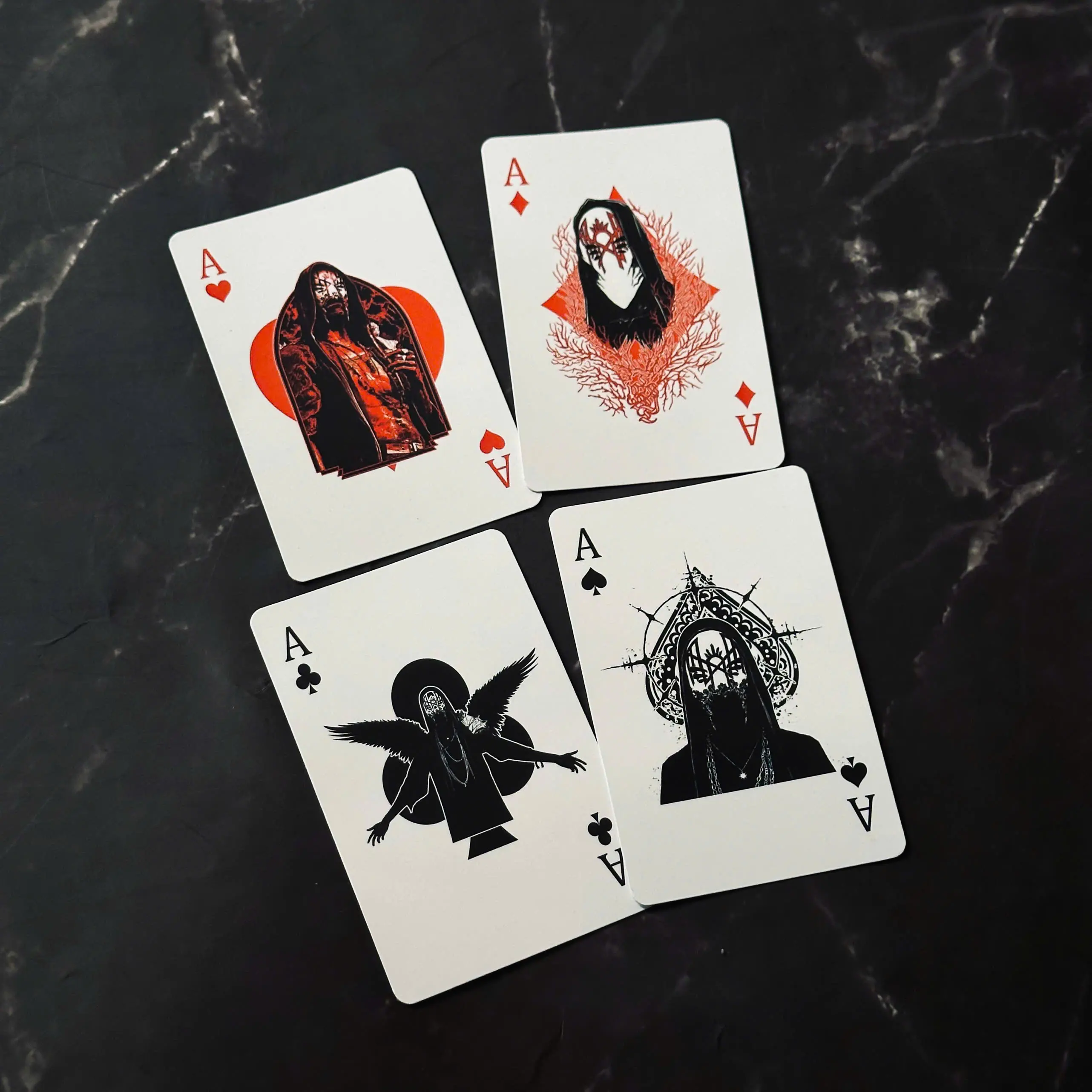 Sleep Token Playing Cards, Even in Arcadia Poker Deck, Dark Aesthetic Collector's Edition, Gift for Fans