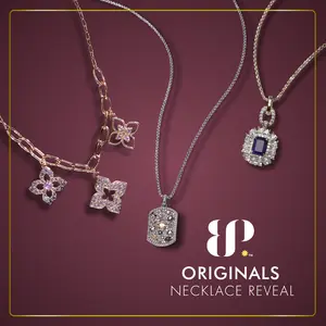 BP Original (OGs) Necklace Collection New with Seal in Gold, Rose Gold, Rhodium or Hematite Platings