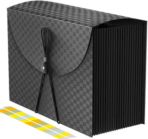 Expanding File Folders Accordion Document Folder Letter Size with 24 Pockets - Best for Portable