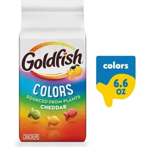 Goldfish Colors Cheddar Baked Snack Crackers, 6.6 oz Bag