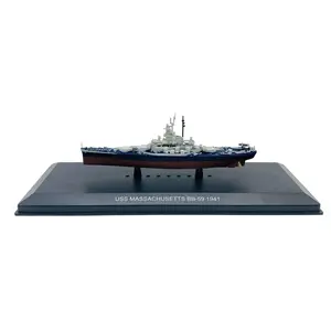 1:1250 Scale USS Massachusetts BB-59 - Legendary Battleships - Diecast Display Model