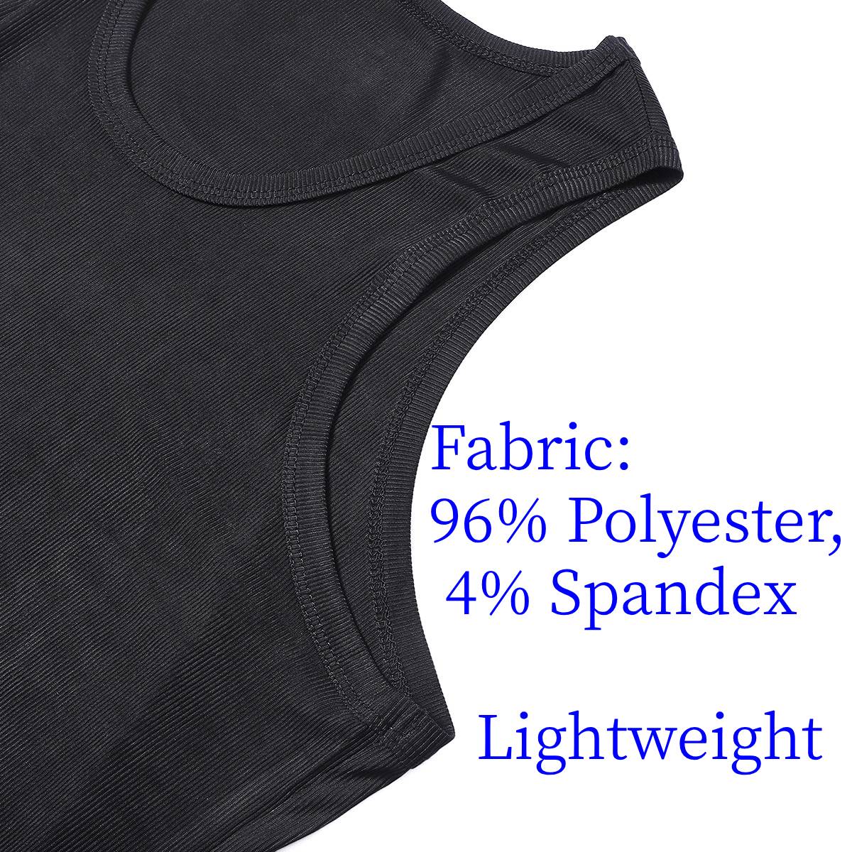 Men's 3PCS Ribbed Knit Tank Tops - Polyester Fabric, Lightweight Sleeveless Plain Menswear Casual Vests for Gym, Daily Wear, Outdoor Fitness Men's 3PCS Ribbed Knit Tank Tops - Polyester Fabric, Lightweight Sleeveless Plain Menswear Casual Vests for Gym, Daily Wear, Outdoor Fitness