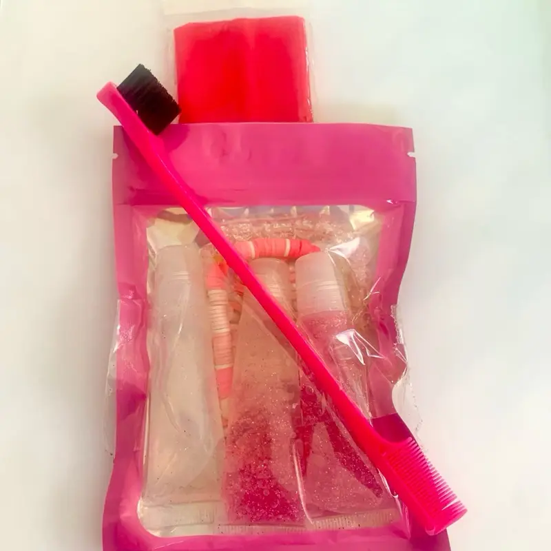Lipgloss and headband,bracelet