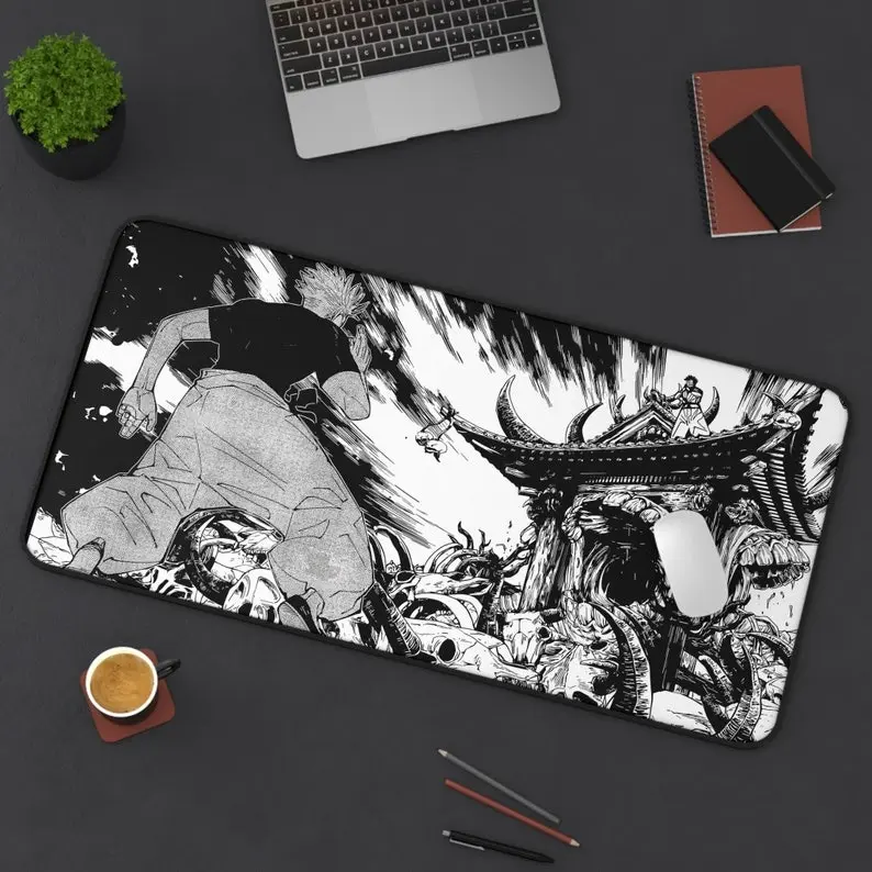 Gojo Satoru Jujutsu Kaisen Desk Mat Perfect for Anime Fans & Gamers! Level Up Your Workspace