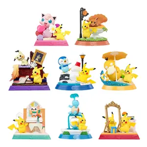 Pikachu With Friends Mystery Box Exquisite Mini Pocket Monster Ornaments Kawaii Appearance Trendy Collectible Toys Perfect Presents For All Ages Fans summerwins