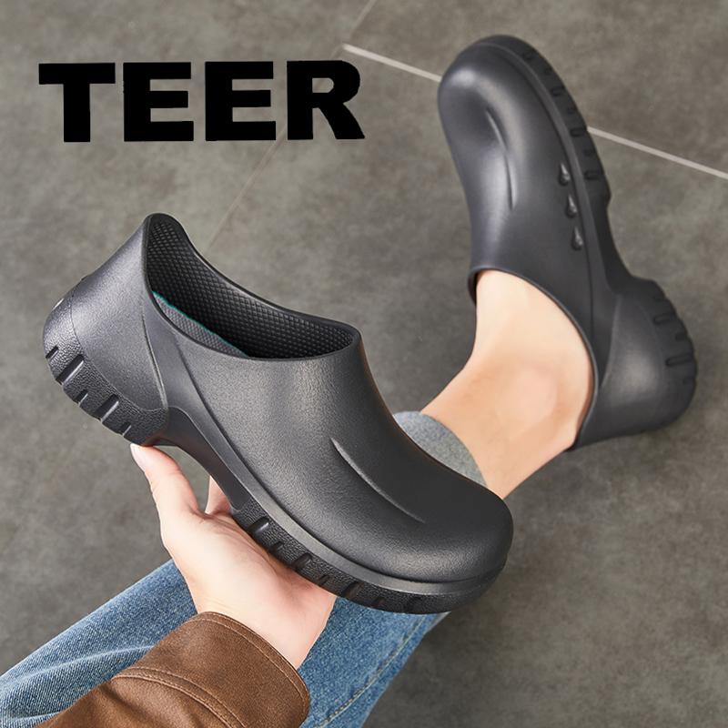 TEER Non-Slip Work Clogs - Stay Safe & Comfortable During Holiday Cooking Marathons. Thanksgiving Kitchen Savior! Oil & Waterproof TEER Non-Slip Work Clogs - Stay Safe & Comfortable During Holiday Cooking Marathons. Thanksgiving Kitchen Savior! Oil & Waterproof