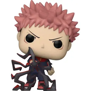 Pop Anime Jujutsu Kaisen S1 Itadori Black Flash Collectible Figure with Spiky Hair and Dynamic Pose for Fans and Collectors