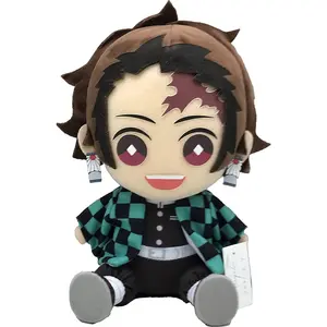 Demon Slayer - Tanjiro Kamado Sitting Plush 7" Great Eastern Entertainment