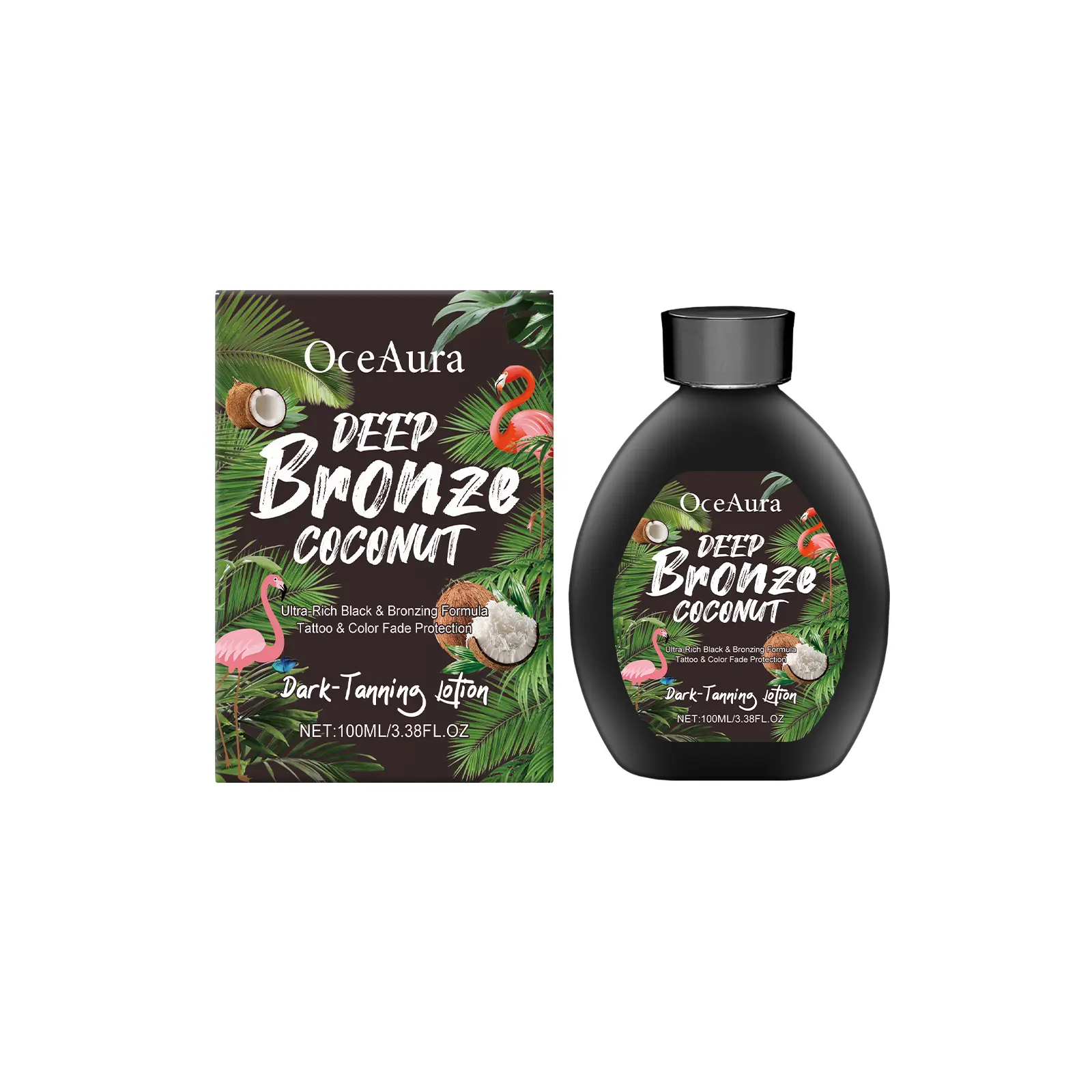 Coconut Black Lotion, Summer No Tanning Bronze Wheat Moisturizing Even Skin Tone Black Lotion