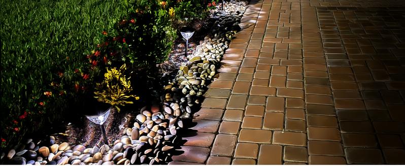 Linkind Smart Solar Pathway Lights – Bright Color-Changing Outdoor Lights with App Control for Yard & Garden