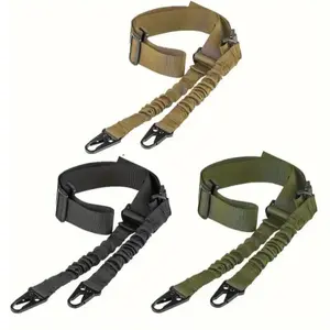 Double Point Diagonal Cross Gun Sling, 1 Count Climbing Sling, Nylon Tactical Belt, Outdoor Climbing Rope, Climbing Accessories, Carabiners