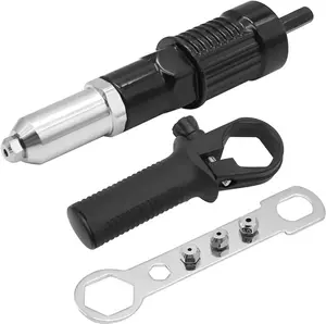 Pop Rivet Gun Tool Rivet Drill Attachment PowerDrill Tool Kit Cordless Rivet Gun