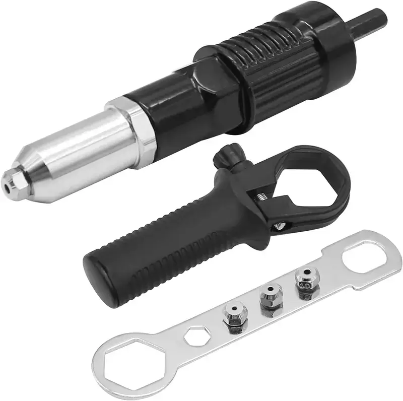 Pop Rivet Gun Tool Rivet Drill Attachment PowerDrill Tool Kit Cordless Rivet Gun