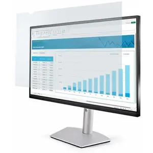 StarTech 2461-ANTI-BLUE-LIGHT 24 in. Anti-Blue Light Screen Filter for Computer Monitor Reduces Eye Strain Dual Mounting Options, Transparent