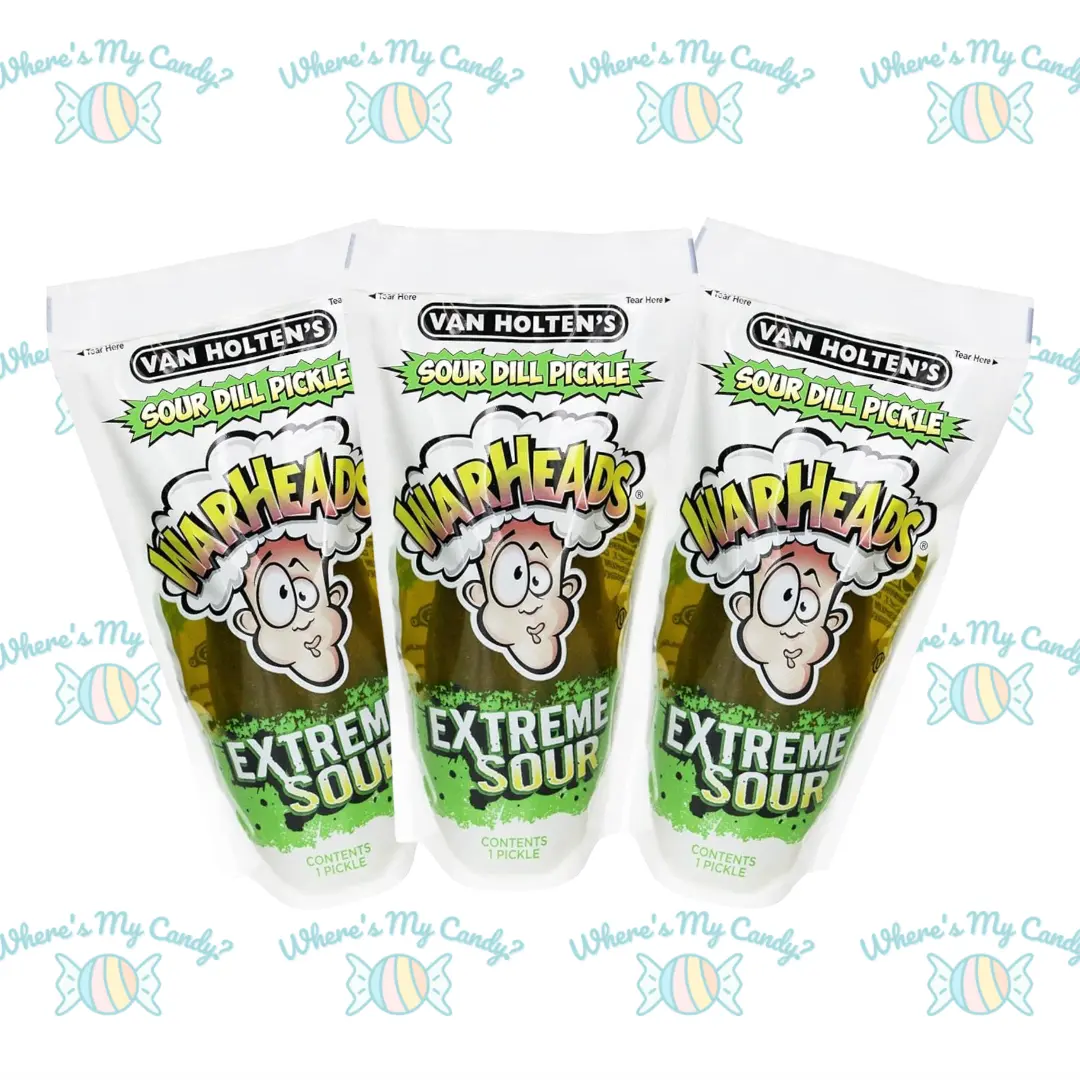 3-Piece EXTREME SOUR WARHEADS Pickle, Rare, pickle, Sour Flavor, Trendy, Bundle, Value 3-Piece EXTREME SOUR WARHEADS Pickle, Rare, pickle, Sour Flavor, Trendy, Bundle, Value