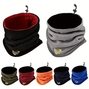 Winter Fleece Neck Gaiter, Ski Head Scarf, Face Mask Face Cover For Men & Women, Outdoor Cold-proof Neck Warmer