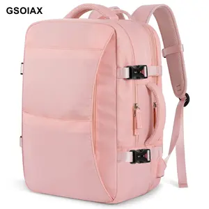GSOIAX Backpack Large Capacity Multifunctional Backpack with Laptop Compartment, Waterproof Oil-Resistant Fabric, Separate Shoe Compartment, Airline-Approved Size for Travel Business and Daily Use