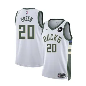 Nike 2022 Association Edition AJ Green Milwaukee Bucks Swingman Jersey