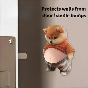 Silicone Door Wall Protector, 3D Bumper Guard for Walls, Dog Cat Shape Bumper Sticker, Silent Anti-Collision Pad, Squeeze Toy Stress Reliever, Home Safety Gifts for Housewarming Mother’s Day