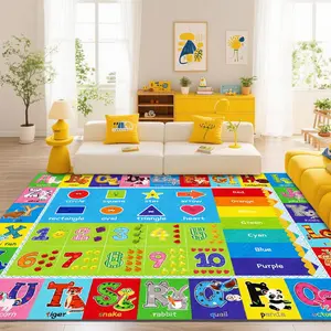 Soft printed carpet, Soft Area Rug, Cartoon pattern rug, home decorative carpet, large living room carpet, entrance mat, bedroom carpet, bedside rug, suitable for various scenarios such as shopping malls, cafes, merry Christmas