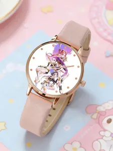 Women’s Quartz Watch Cartoon Design, Ideal Gift for Anime Fans & Daily Wear, Perfect for School Parties & Festivals