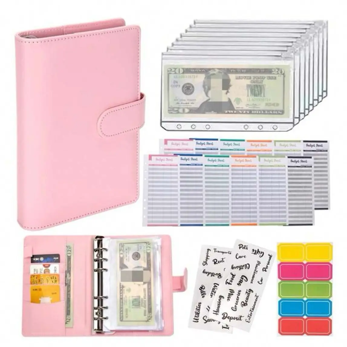 CASH STUFFING BINDER + STARTER KIT CASH STUFFING BINDER + STARTER KIT