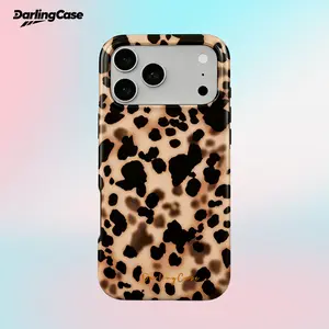 DarlingCase Classic Tortoiseshell Print Phone Case for iPhone 17 Pro Max Timeless Neutral Aesthetic Protective Cover for iPhone 16 15 14 13 12 11 Trendy Fashion Accessory for Girls Perfect Gift Choice
