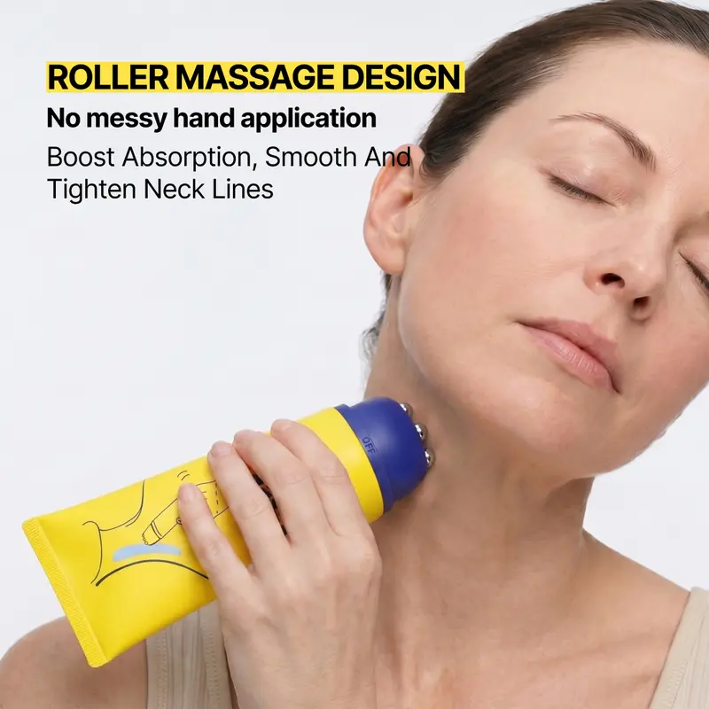 Z:SEA Peptide Neck Cream with Gua Sha Roller - 5.29 fl. oz. Anti