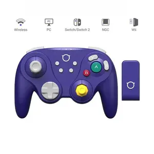 NYXI Warrior Purple Wireless Gaming Controller for Switch / PC / Mobile – Bluetooth Gamepad with Back Buttons & Vibration