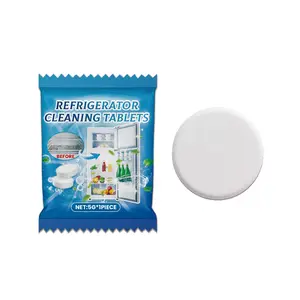 Jakehoe Refrigerator Cleaning Plate Deep Cleaning Household Freezer Gap Descaling Odor Removal Cleaning Effervescent Tablets