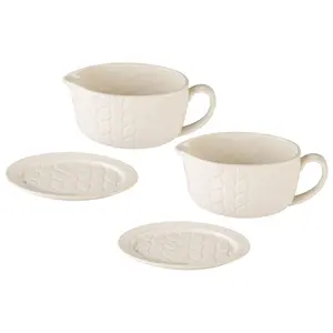 Temp-tations Seasonal S/2 16-oz Gravy Boats w/ Lid-Its
