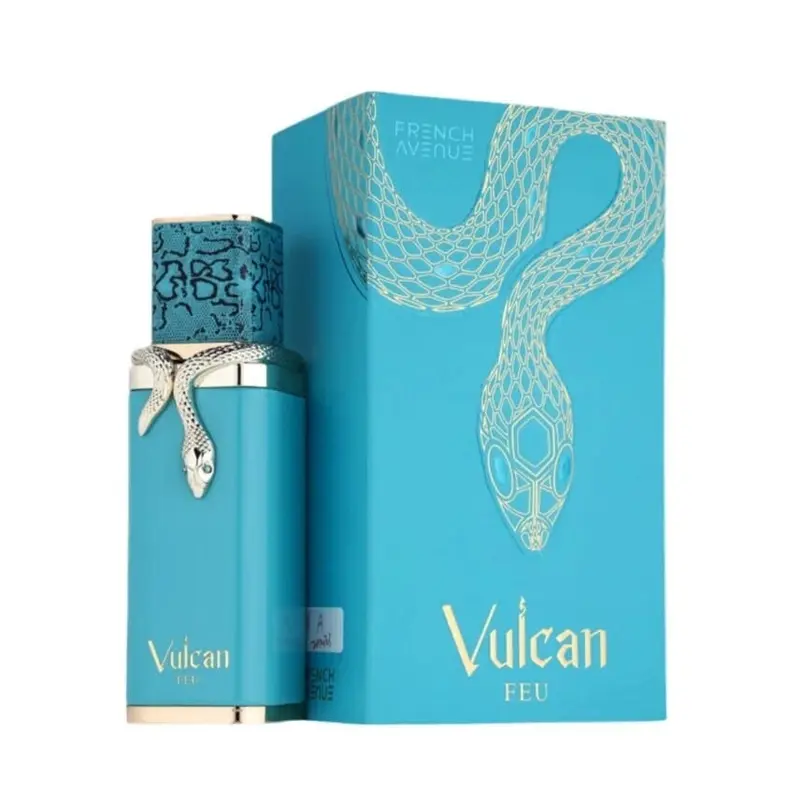 Fragrance World French Avenue Vulcan Feu Eau de Parfum, 100ml (3.4 oz) | Long-Lasting Unisex Perfume