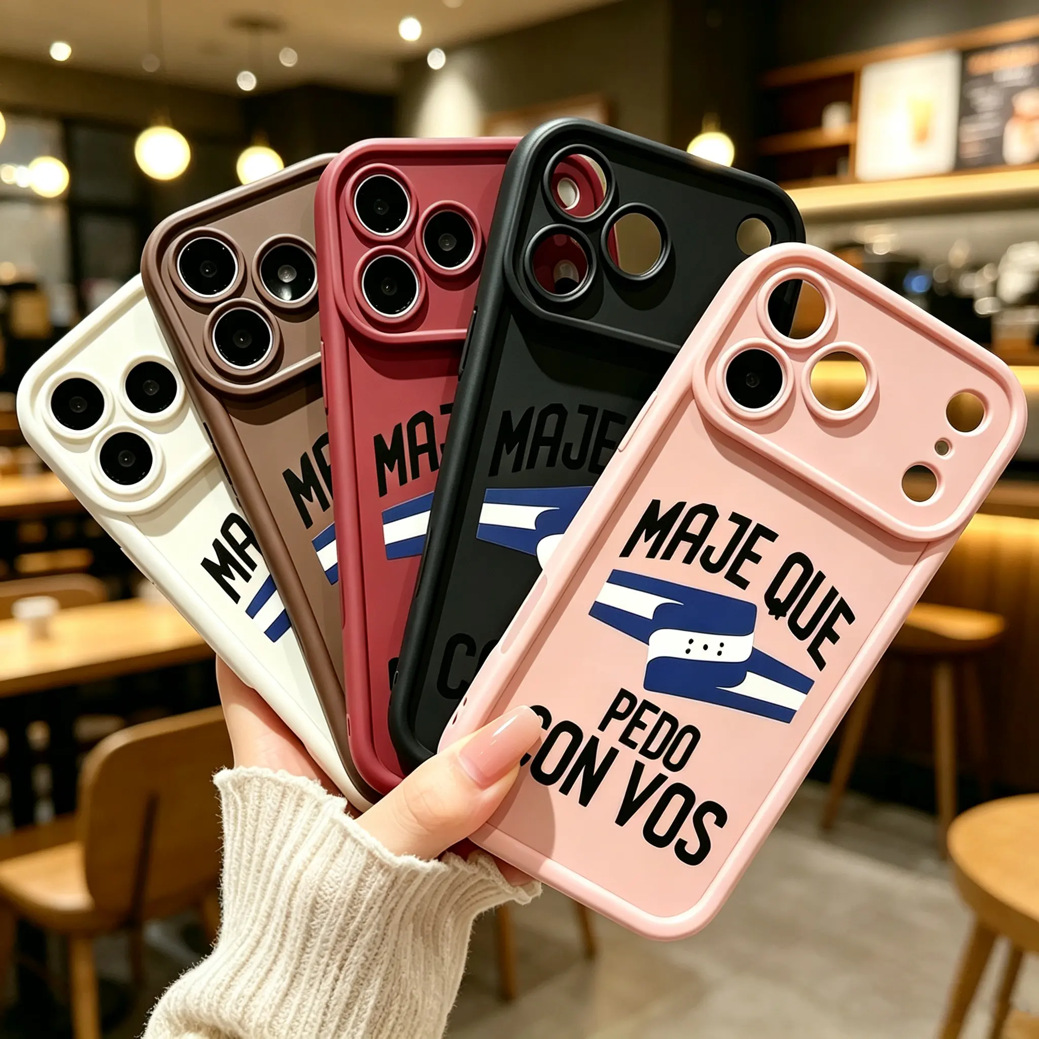 Honduran Slang "Maje Que Pedo" Phone Case for iPhone 17 Pro Max 16 15 14 Plus 13 12 Mini 11 XR X XS & S22-26 ULTRA- Funny Honduras Flag Graphic Matte TPU Soft Bumper Shockproof Cover Gift for Men Women