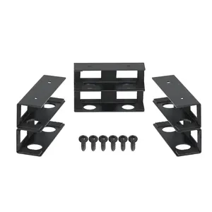 Under Desk Double Layer Laptop Stand, 1 Box Laptop Storage Rack with Screws, Desk Storage Rack for Laptop & Keyboard, Home Organizer