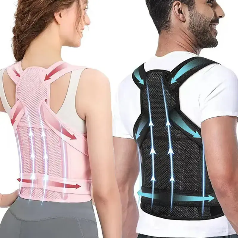 Posture Corrector for Women and Men: Back Support Brace Relieve Upper Back Shoulders Pain